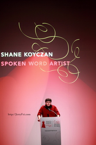 The Heart Truth Fashion Show 2012 - Shane Koyczan