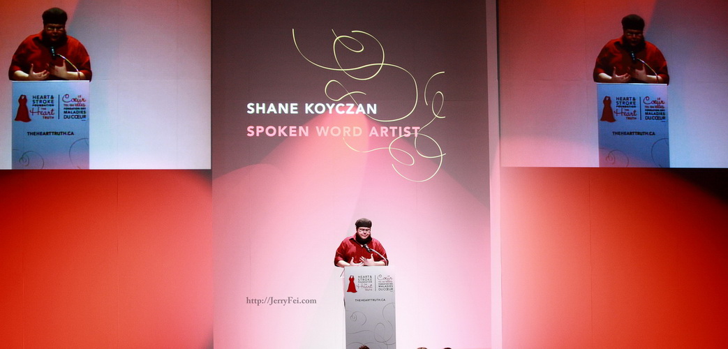 The Heart Truth Fashion Show 2012 - Shane Koyczan
