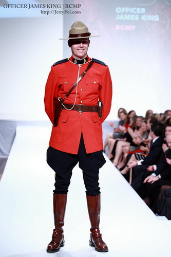 The Heart Truth Fashion Show 2012 - James King, RCMP