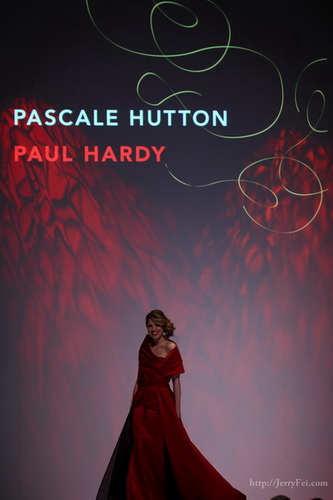 The Heart Truth Fashion Show 2012 - Model: Pascale Hutton, Designer: Paul Hardy