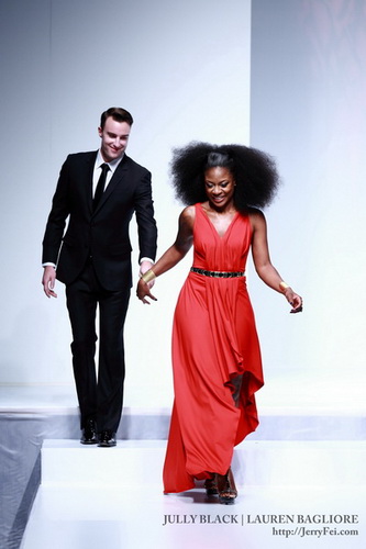 The Heart Truth Fashion Show 2012 - Model: Jully Black, Designer: Lauren Bagliore
