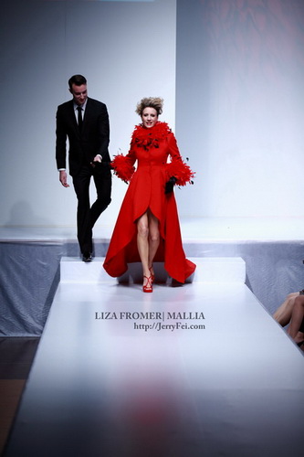 The Heart Truth Fashion Show 2012 - Model: Liza Fromer, Designer: Mallia