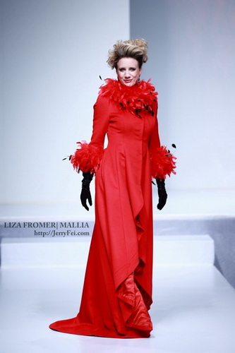 The Heart Truth Fashion Show 2012 - Model: Liza Fromer, Designer: Mallia