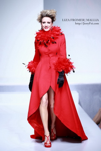 The Heart Truth Fashion Show 2012 - Model: Liza Fromer, Designer: Mallia