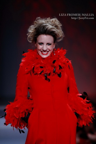 The Heart Truth Fashion Show 2012 - Model: Liza Fromer, Designer: Mallia