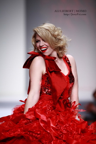 The Heart Truth Fashion Show 2012 - Model: Ali Liebert, Designer: Momo