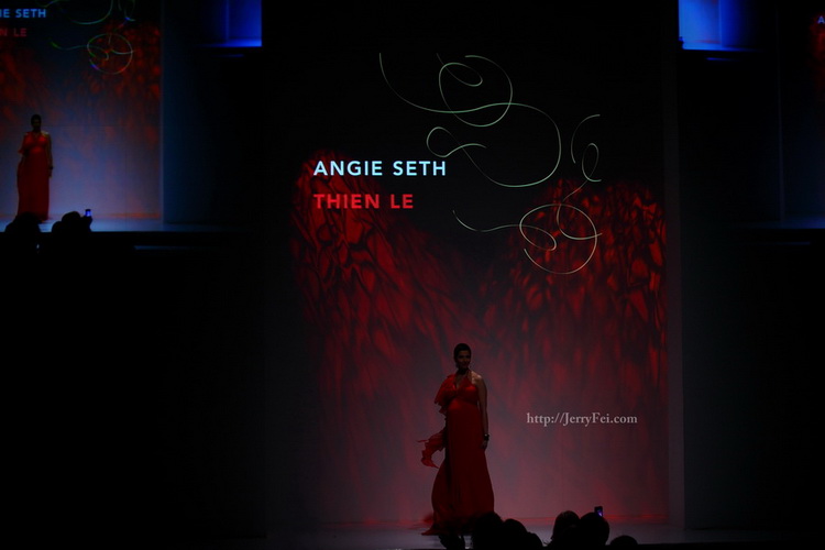 The Heart Truth Fashion Show 2012 - Model: Angie Seth, Designer: Thien Le