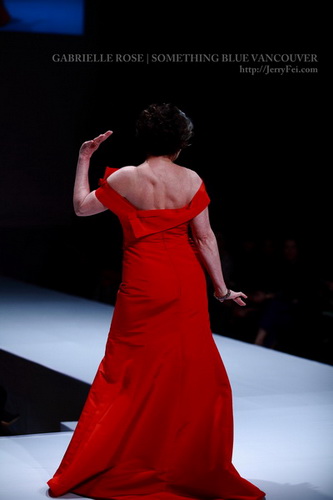 The Heart Truth Fashion Show 2012 - Model: Gabrielle Rose, Designer: Something Blue Vancouver