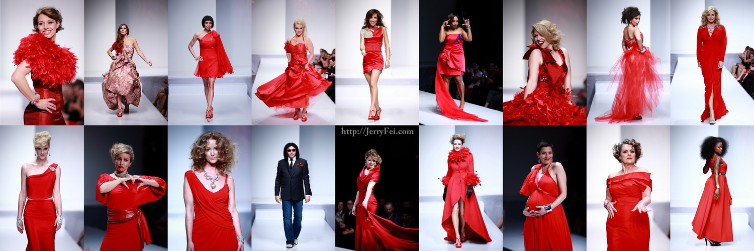 The Heart Truth Fashion Show 2012 Photo by Jerry Fei Photography, Toronto based Fashion/Runway photographer