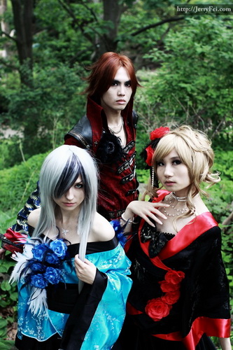 Kimono/VK band: Versailles cosplay