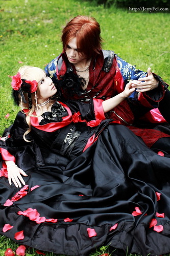 Kimono/VK band: Versailles cosplay