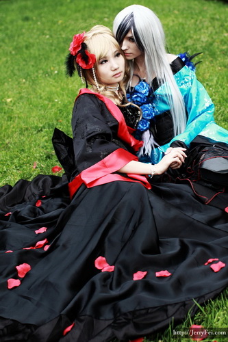 Kimono/VK band: Versailles cosplay