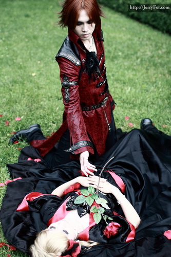 Kimono/VK band: Versailles cosplay
